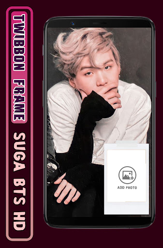 Android application Twibbon Frame BTS Suga HD screenshort