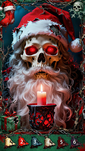 Dark Skeleton Color by number 18