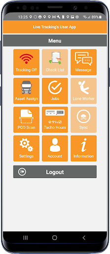 Live Tracking User Screen 2