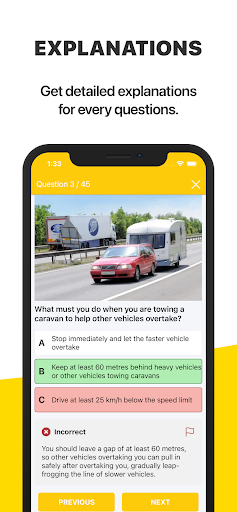 Screenshot of Driver Knowledge Test NSW 2025