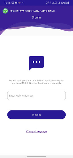 Android application Meghalaya Coop APEX Bank Posit screenshort