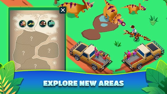 Idle Dinosaur Park Tycoon v0.9.3 Mod Apk (Unlimited Money/Theme Park) Free For Android 3