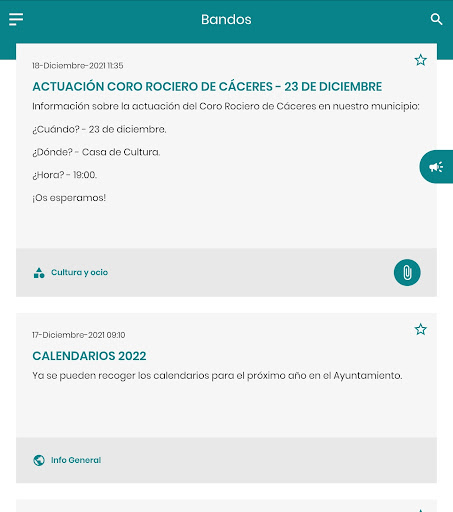 Salvatierra de Santiago Inform Screen 3