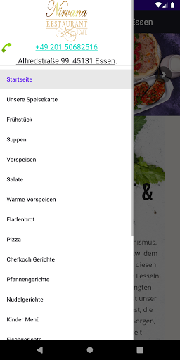Nirvana Restaurant&Cafe Essen Screen 2