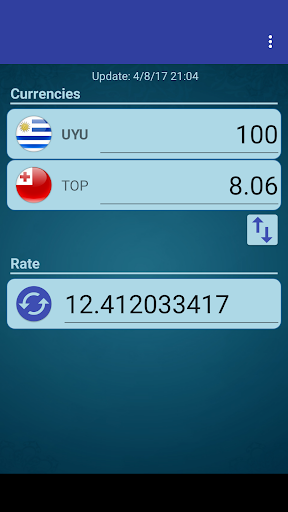 Android application UYU Peso x Tongan Pa’anga screenshort