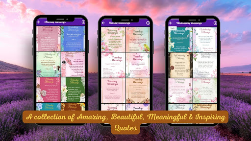 Android application Monday-Sunday Blessings screenshort