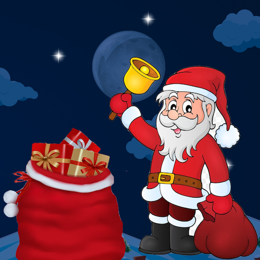 Christmas Game Flying Santa logo