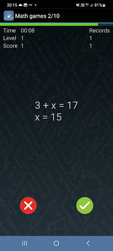 Math workout - Brain training Screen 3