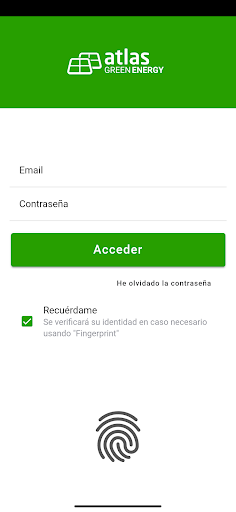 Android application ATLAS Green Energy screenshort