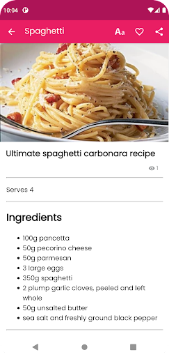 Easy Spaghetti Recipe Screen 2