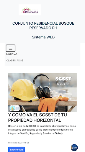 Android application RPH - RIAPA BOSQUE RESERVADO screenshort