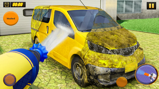 Car Power Wash Car Games 3D