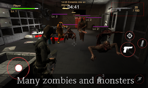 악의 좀비 주민 공포 : 3 인칭 슈팅 게임
