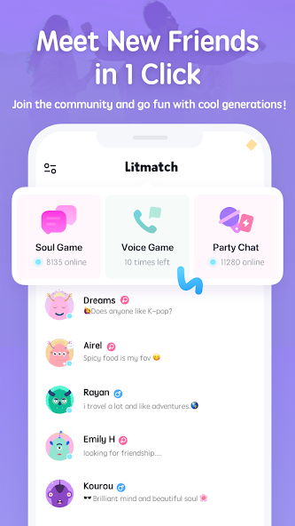 Litmatch—Make new friends banner