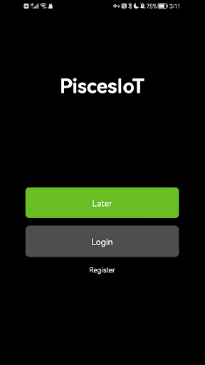 Android application PiscesIoT screenshort