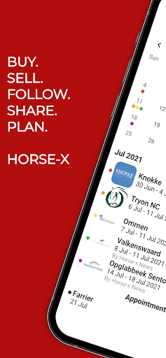 Android application Horse-X, Horse Community App screenshort