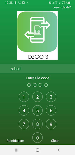 Android application DZGO 3 screenshort