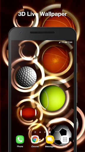 Android application Sport Live Wallpaper Pro screenshort