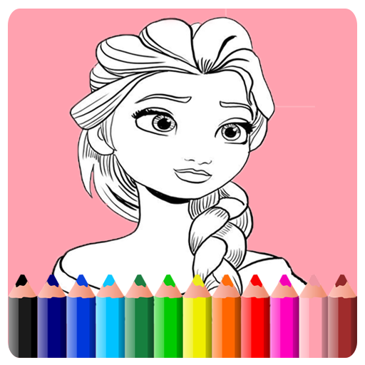 LIVRO DE COLORIR PARA ELSA - Jogue Grátis no Jogos 101!