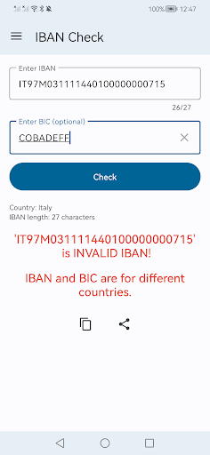IBAN Check IBAN Validation 5
