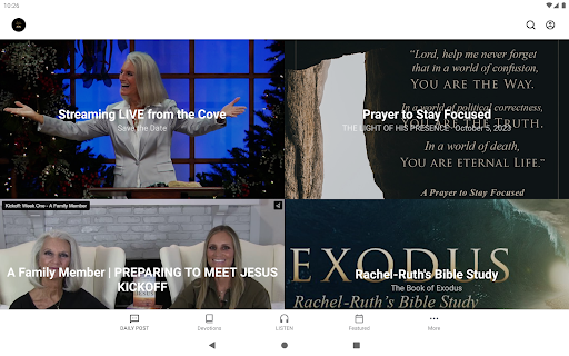 Screenshot of Anne Graham Lotz
