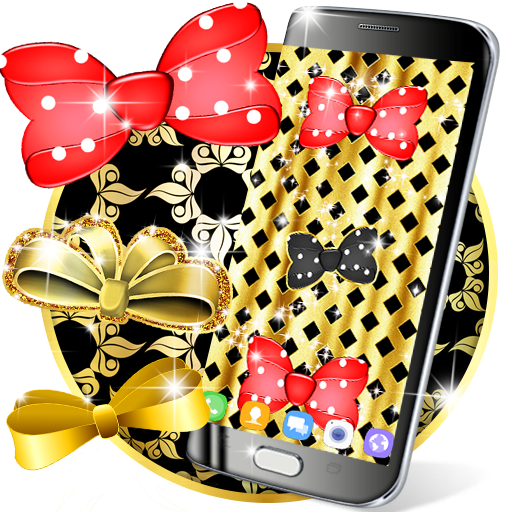 Golden bowknot live wallpaper 23.5 Icon