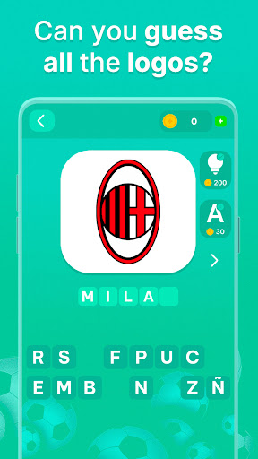 Guess the Soccer Logo Quiz Screen 3