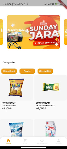 Android application NascoDirect screenshort