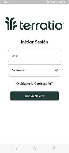 Android application Terratio screenshort