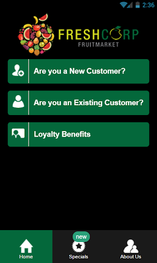Android application FreshCorp Fruit Market screenshort