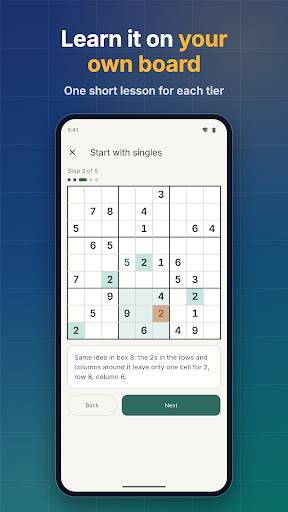 Sudoku Steps: Learn & Solve screenshot