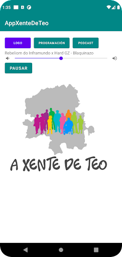 Android application AppXenteDeTeo screenshort