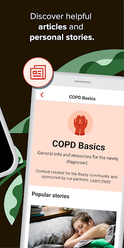 Screenshot of Bezzy COPD