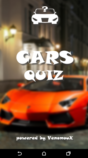 Android application Cars Quiz - Guess Correct Car screenshort