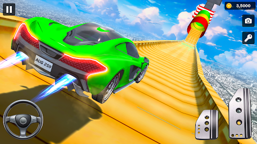 Mega Ramp: 3D Car Stunt Game Screen 2