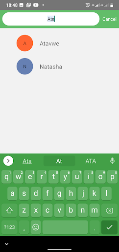 MyDials Screen 2