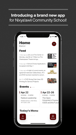 Android application Nixya'awii Community School screenshort