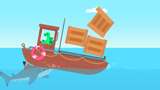 공룡 잠수함 - 아동용 잠수함 모험 게임