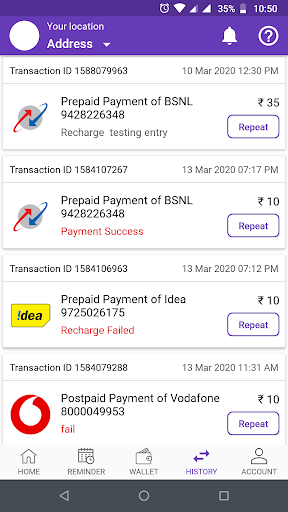 X Pay - Bill pay and utility Screen 3