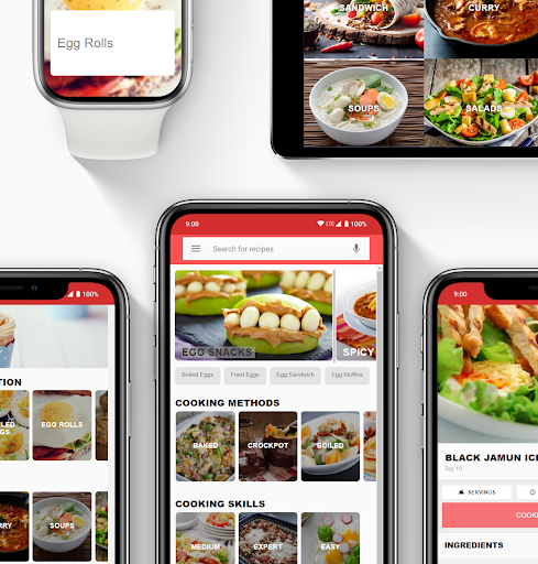 Egg recipes app Screen 2