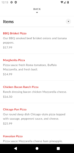 Zacks Pizza and BBQ Screen 3