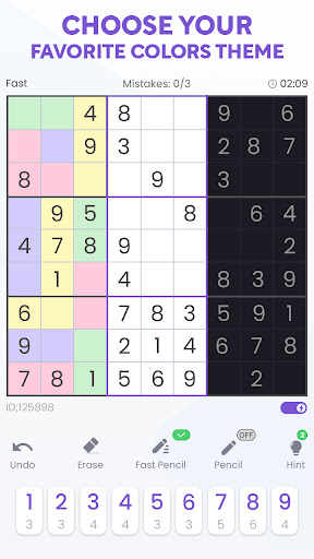 Classic Sudoku Puzzle Games Screen 3
