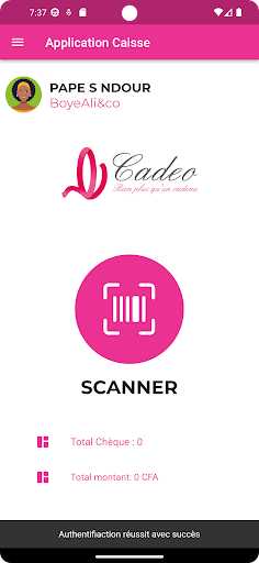 Android application Cadeo Scan screenshort