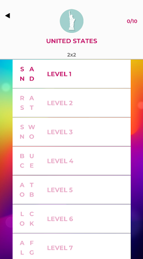 Screenshot of Word Swipe: Pic Puzzle Game