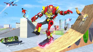 Flying limo car: Police robots - Screenshot 3
