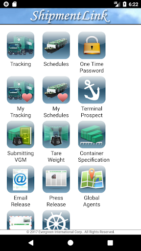Android application ShipmentLink screenshort