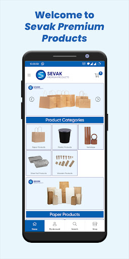 Android application Sevak Premium Products screenshort