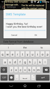 Birthday Reminder Generator