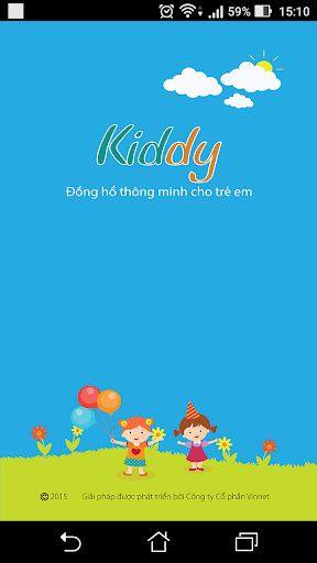 Android application Kiddy smartwatch screenshort