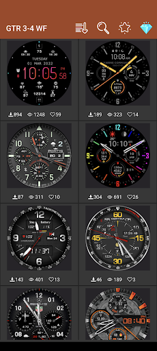 Amazfit GTR 3/4 - Watch Face Screen 2